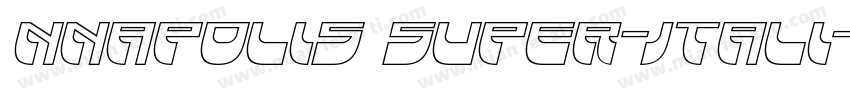 nnapolis Super-Itali字体转换